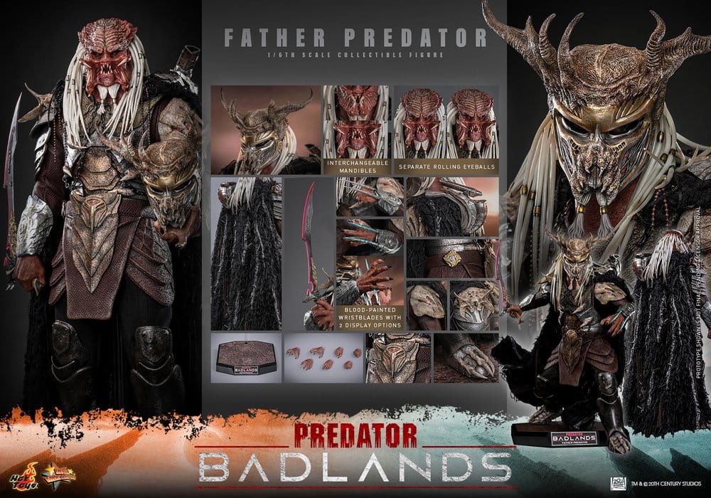 Predator: Badlands Figura Movie Masterpiece 1/6 Njohrr 36 cm