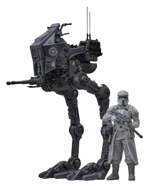 Star Wars: The Mandalorian & Grogu Movie Masterpiece Set de Figuras 1/6 Imperial Remnant AT-RT Driver & AT-RT 60 cm Frikytopia