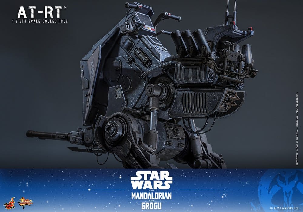 Star Wars: The Mandalorian & Grogu Movie Masterpiece Set de Figuras 1/6 Imperial Remnant AT-RT Driver & AT-RT 60 cm