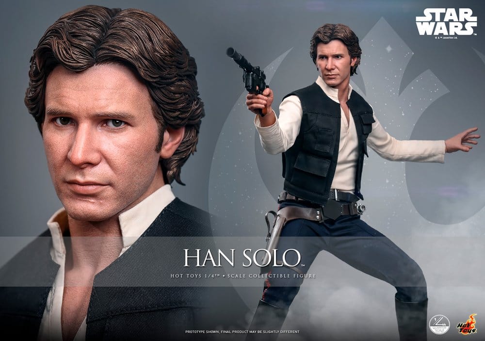 Star Wars Episode IV Figura 1/4 Han Solo 46  cm