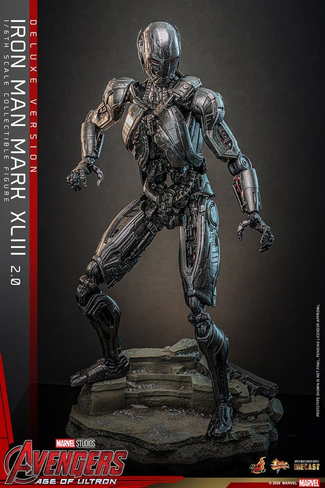 Vengadores: La era de Ultrón Figura Movie Masterpiece Diecast 1/6 Iron Man Mark XLIII (2.0) (Deluxe Version) 32 cm