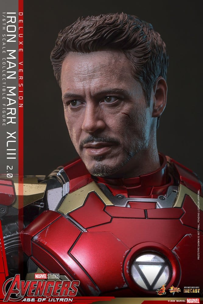 Vengadores: La era de Ultrón Figura Movie Masterpiece Diecast 1/6 Iron Man Mark XLIII (2.0) (Deluxe Version) 32 cm