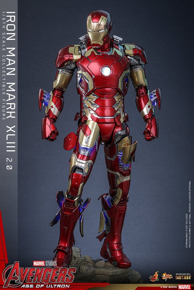 Vengadores: La era de Ultrón Figura Movie Masterpiece Diecast 1/6 Iron Man Mark XLIII (2.0) 32 cm