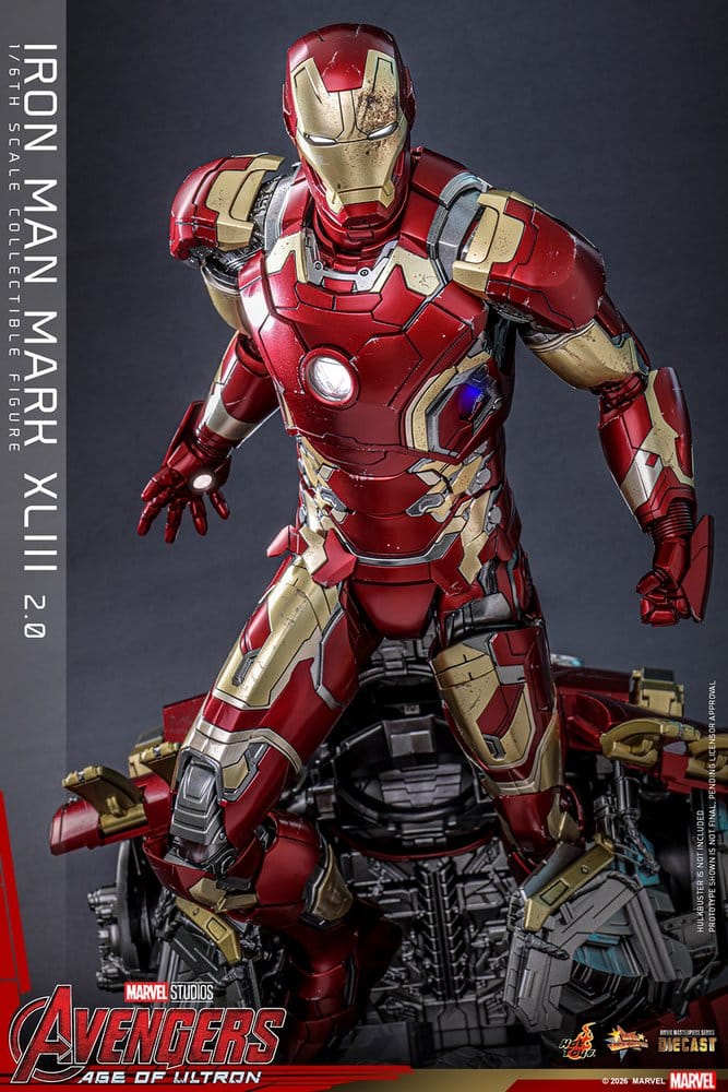 Vengadores: La era de Ultrón Figura Movie Masterpiece Diecast 1/6 Iron Man Mark XLIII (2.0) 32 cm