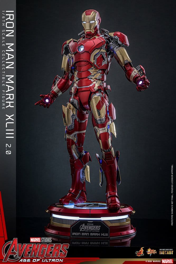 Vengadores: La era de Ultrón Figura Movie Masterpiece Diecast 1/6 Iron Man Mark XLIII (2.0) 32 cm