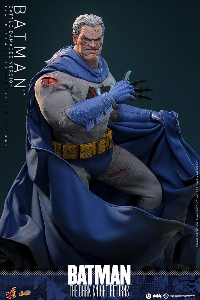 Batman: The Dark Knight Returns Figura Comic Masterpiece 1/6 Batman (Battle Damaged Version) 32 cm