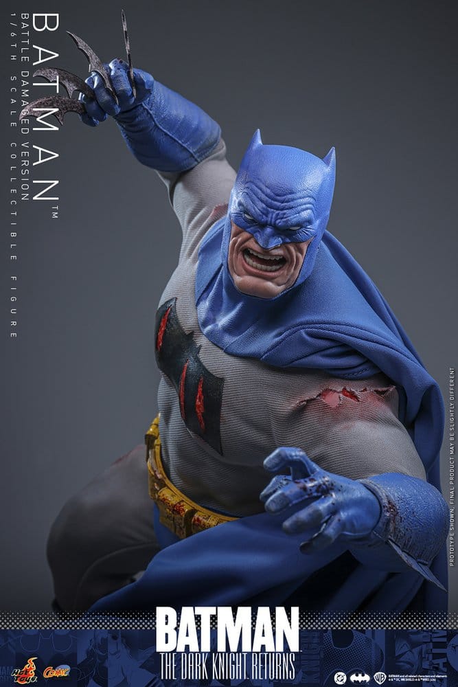 Batman: The Dark Knight Returns Figura Comic Masterpiece 1/6 Batman (Battle Damaged Version) 32 cm