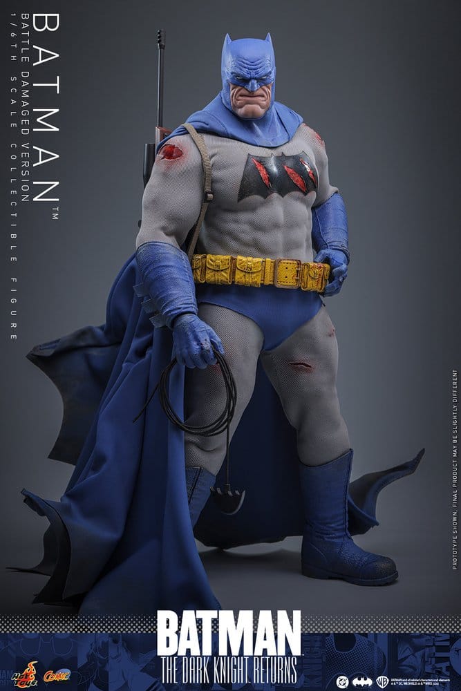 Batman: The Dark Knight Returns Figura Comic Masterpiece 1/6 Batman (Battle Damaged Version) 32 cm