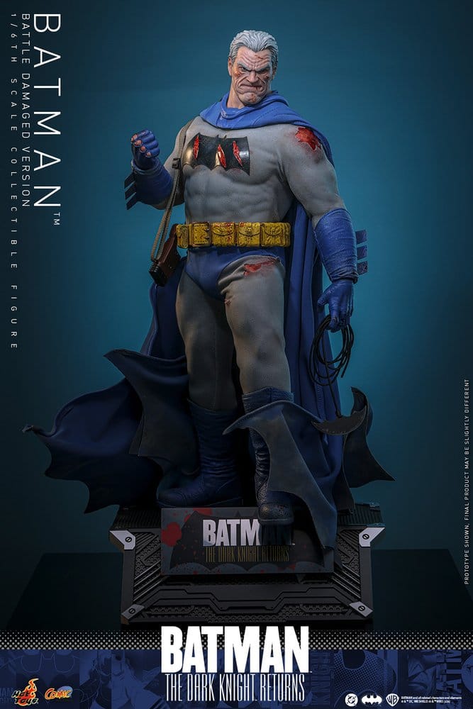 Batman: The Dark Knight Returns Figura Comic Masterpiece 1/6 Batman (Battle Damaged Version) 32 cm