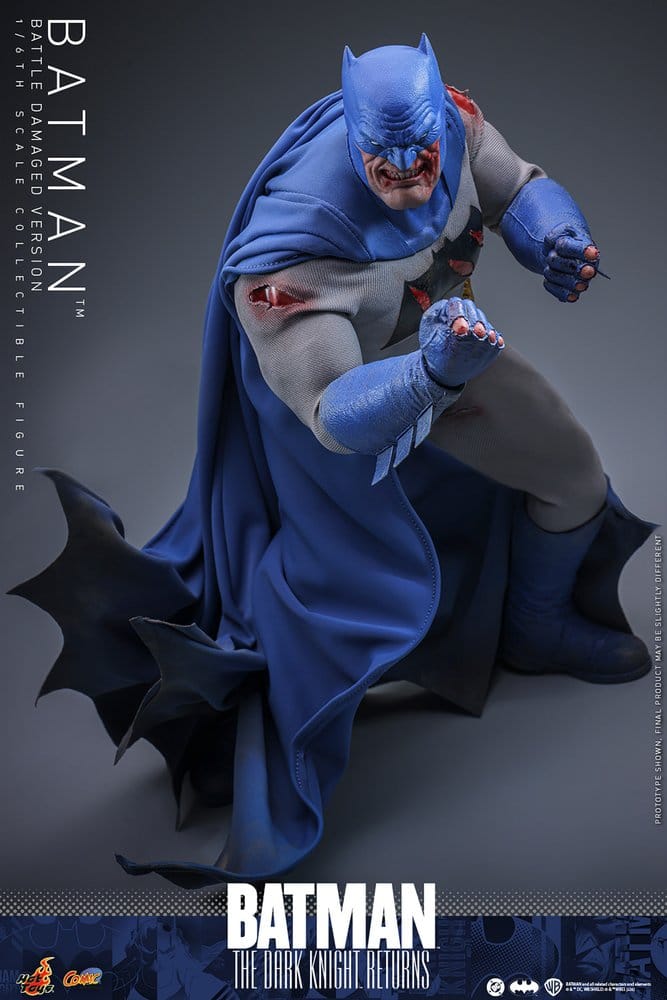 Batman: The Dark Knight Returns Figura Comic Masterpiece 1/6 Batman (Battle Damaged Version) 32 cm
