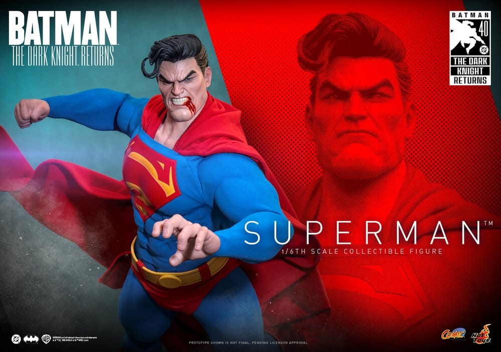Batman: The Dark Knight Returns Figura Comic Masterpiece 1/6 Superman 34 cm