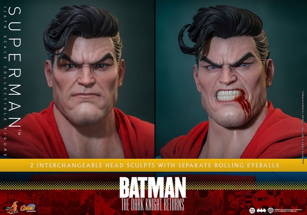 Batman: The Dark Knight Returns Figura Comic Masterpiece 1/6 Superman 34 cm