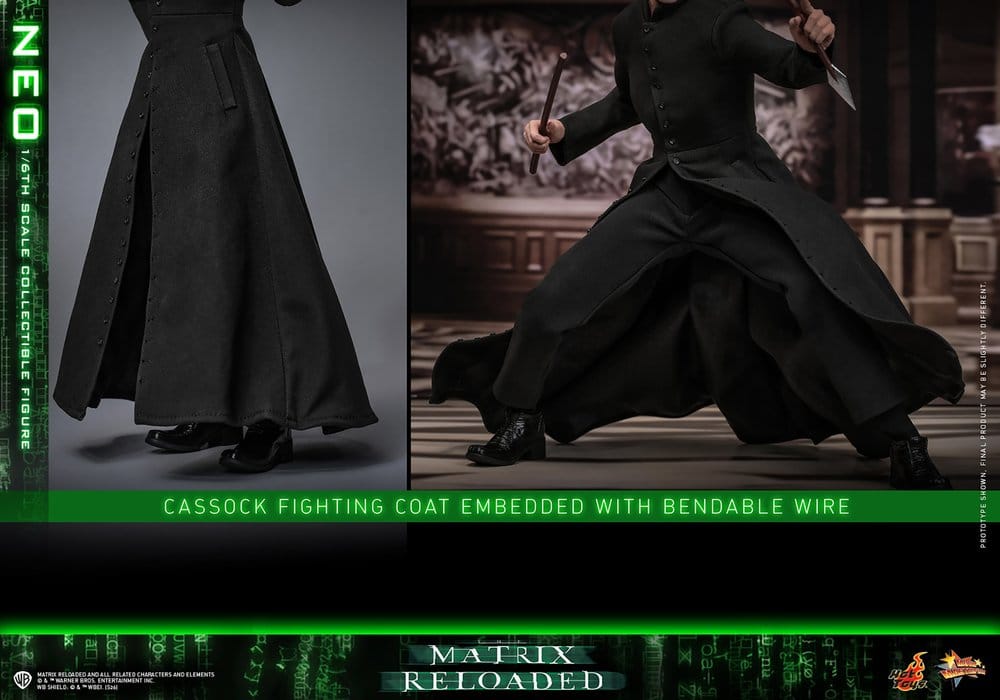 Matrix Movie Masterpiece Figura 1/6 Neo 31 cm
