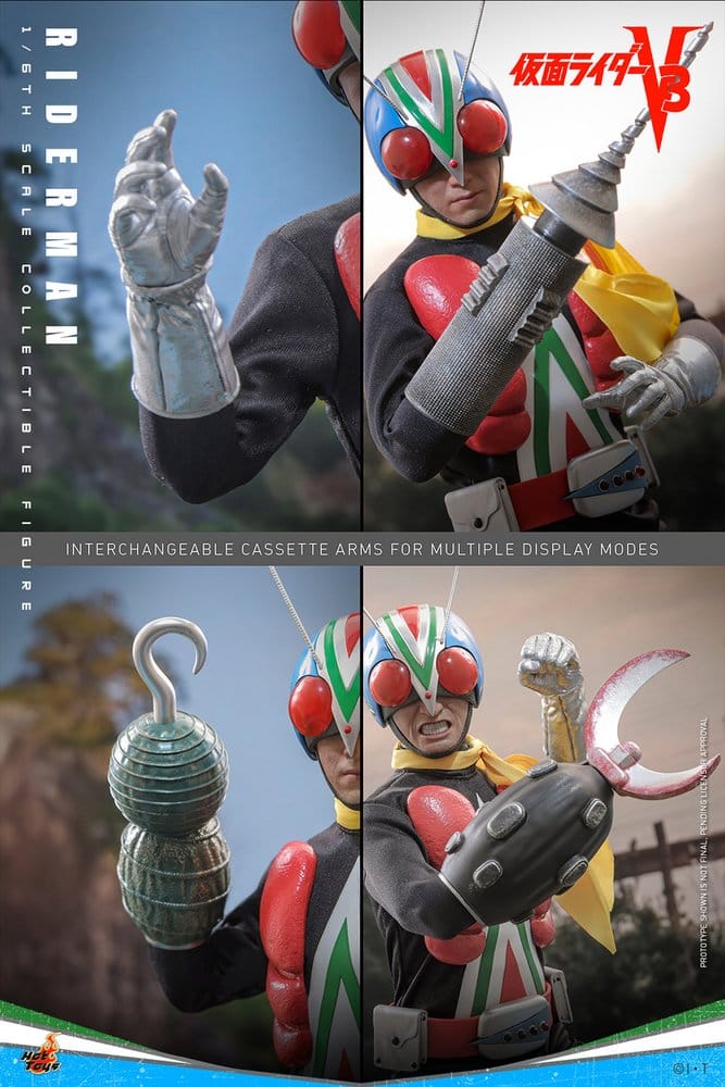 Kamen Rider Figura 1/6 Riderman 30 cm