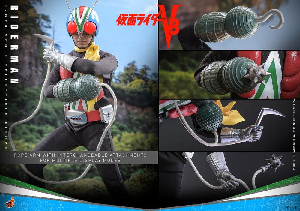 Kamen Rider Figura 1/6 Riderman 30 cm