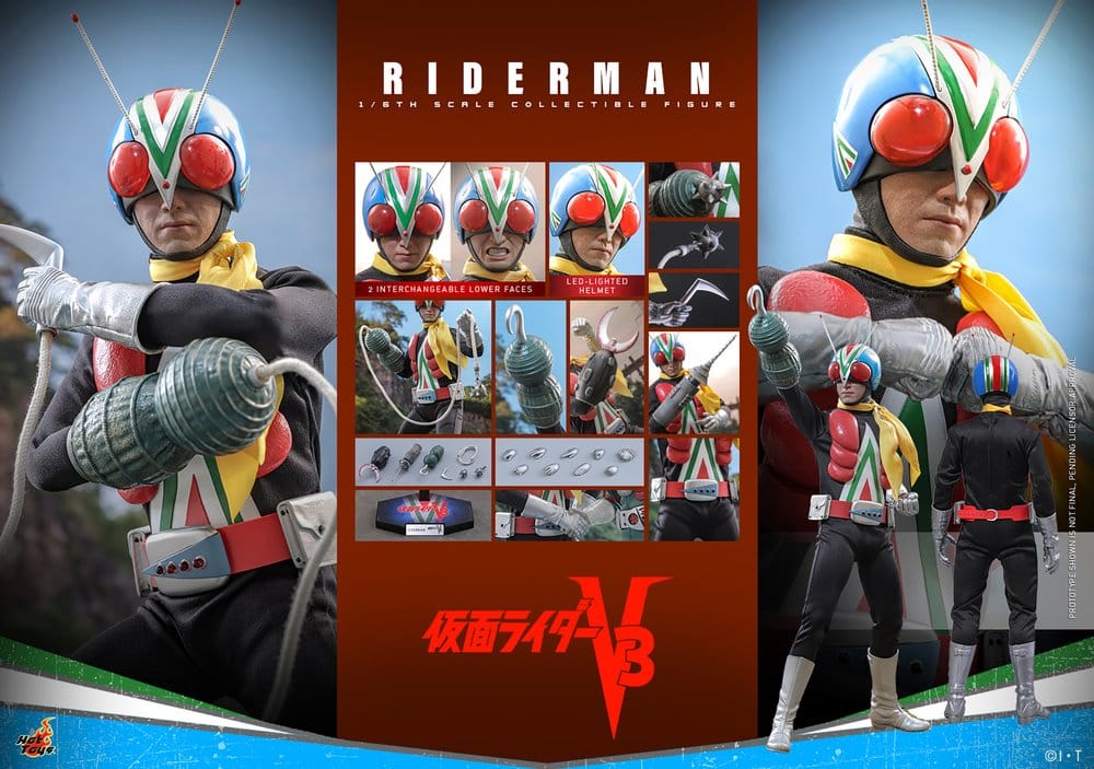 Kamen Rider Figura 1/6 Riderman 30 cm