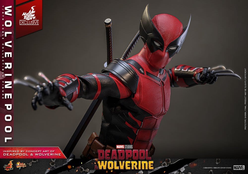 Deadpool & Wolverine Movie Masterpiece Figura 1/6 Wolverinepool Hot Toys Exclusive 31 cm