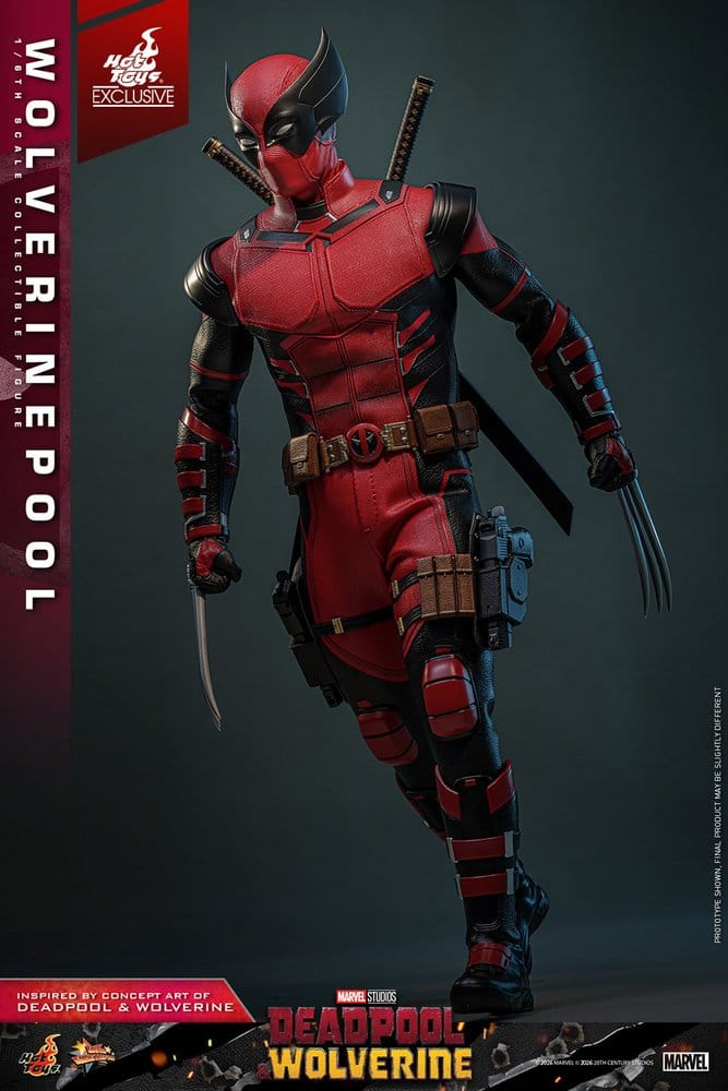 Deadpool & Wolverine Movie Masterpiece Figura 1/6 Wolverinepool Hot Toys Exclusive 31 cm