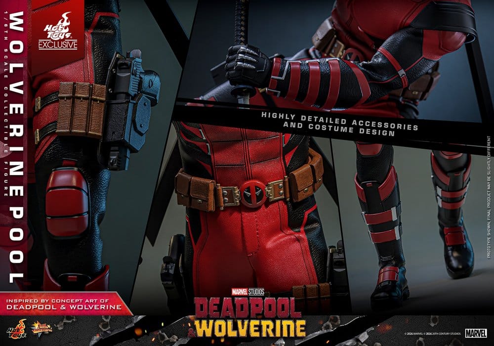 Deadpool & Wolverine Movie Masterpiece Figura 1/6 Wolverinepool Hot Toys Exclusive 31 cm