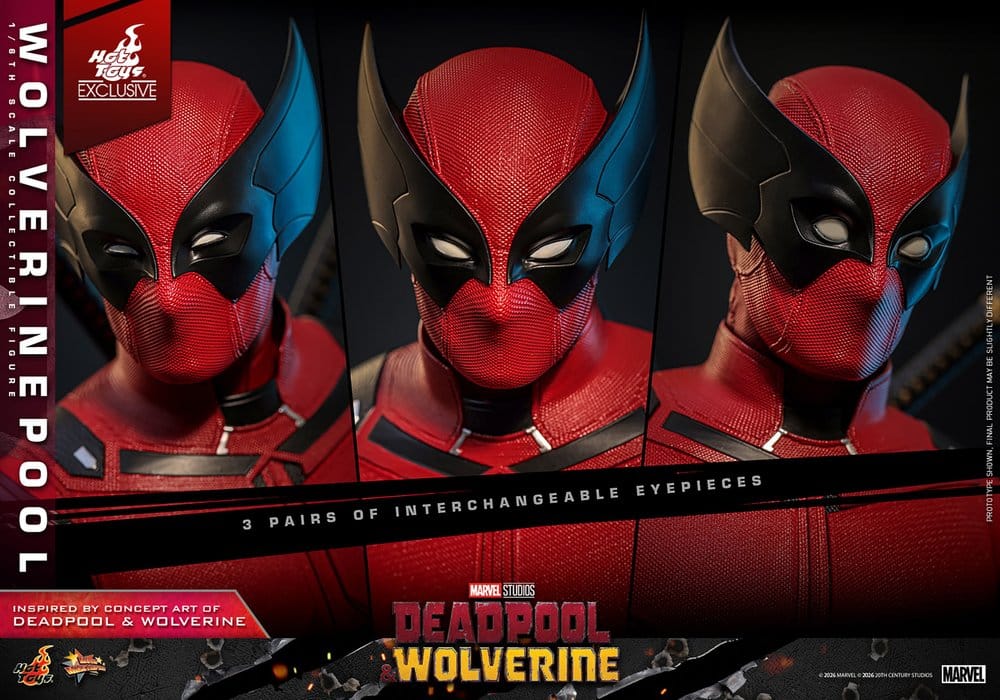 Deadpool & Wolverine Movie Masterpiece Figura 1/6 Wolverinepool Hot Toys Exclusive 31 cm