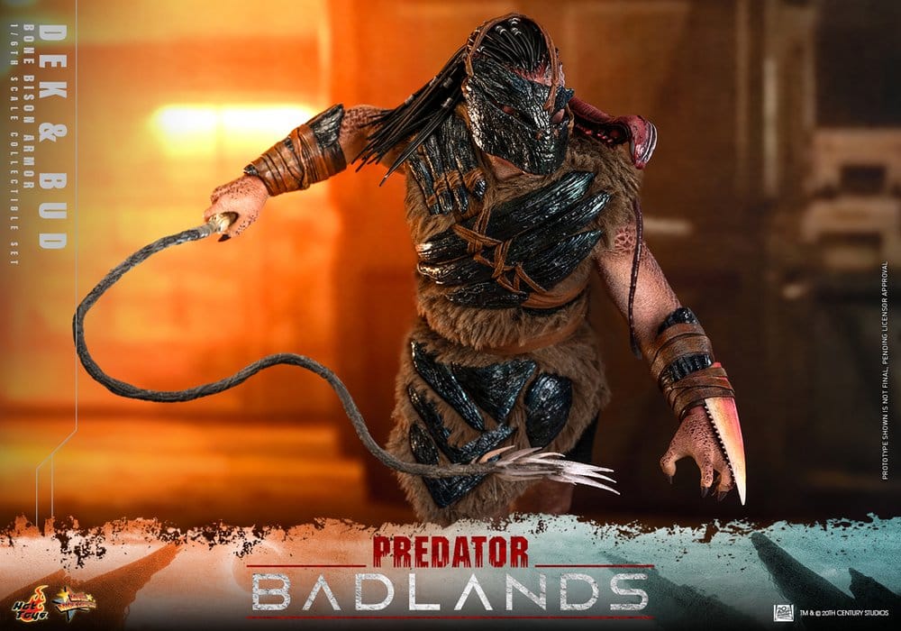 Predator: Badlands Movie Masterpiece Pack de 2 Figuras 1/6 Dek (Bone Bison Armor) and Bud 31 cm
