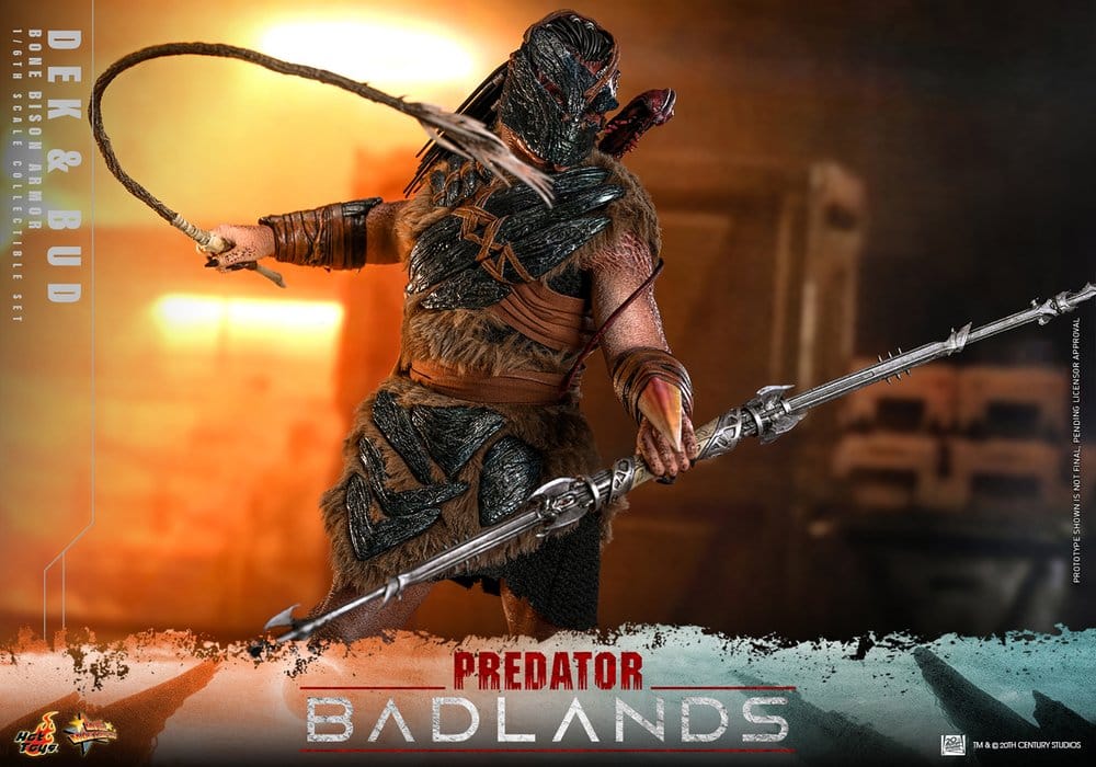 Predator: Badlands Movie Masterpiece Pack de 2 Figuras 1/6 Dek (Bone Bison Armor) and Bud 31 cm