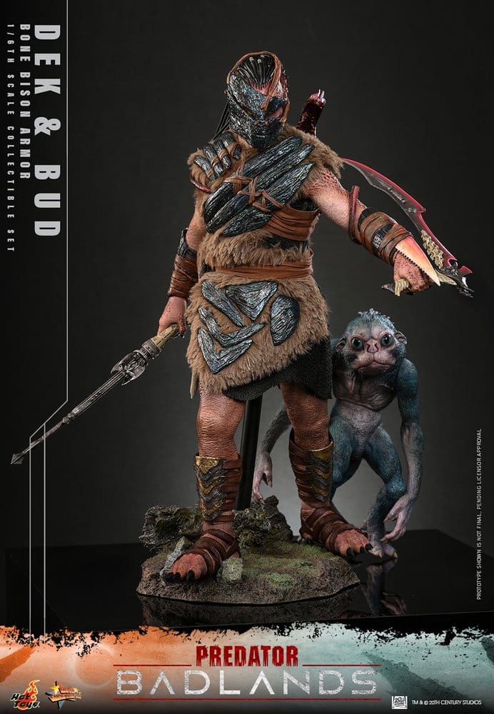 Predator: Badlands Movie Masterpiece Pack de 2 Figuras 1/6 Dek (Bone Bison Armor) and Bud 31 cm