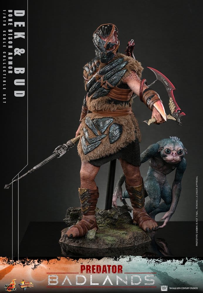 Predator: Badlands Movie Masterpiece Pack de 2 Figuras 1/6 Dek (Bone Bison Armor) and Bud 31 cm
