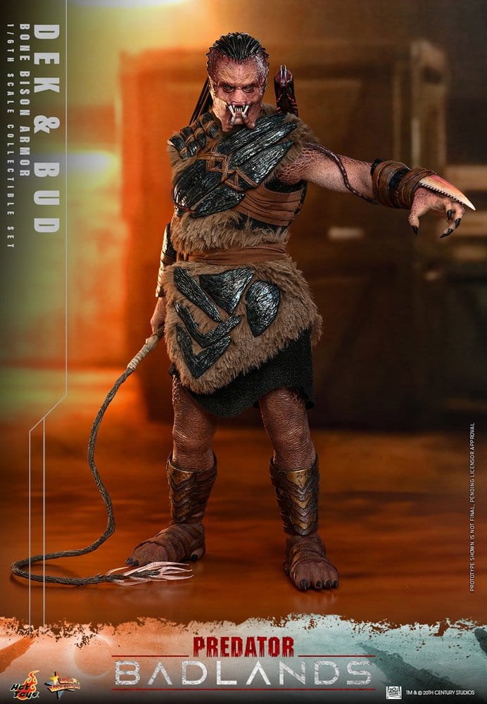 Predator: Badlands Movie Masterpiece Pack de 2 Figuras 1/6 Dek (Bone Bison Armor) and Bud 31 cm