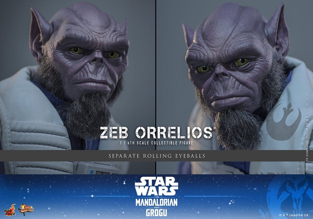Star Wars Movie Masterpiece Figura 1/6 Zeb Orrelios 33 cm