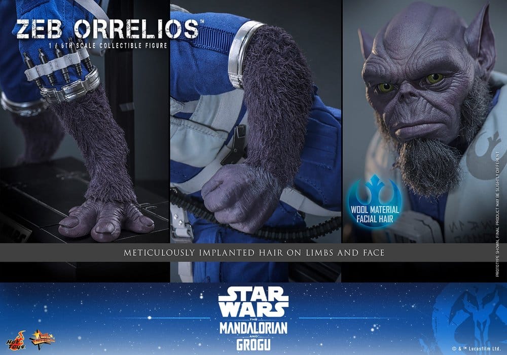 Star Wars Movie Masterpiece Figura 1/6 Zeb Orrelios 33 cm