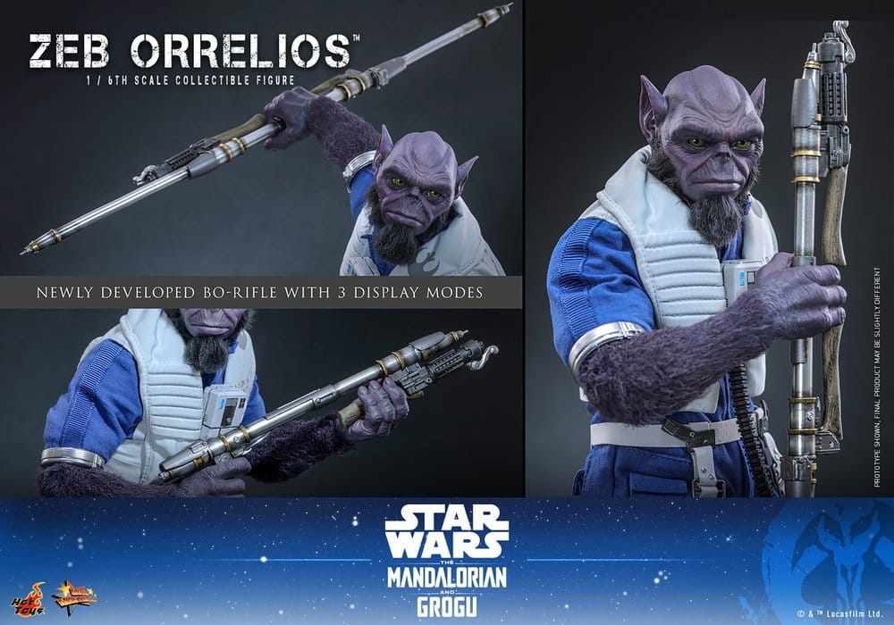 Star Wars Movie Masterpiece Figura 1/6 Zeb Orrelios 33 cm