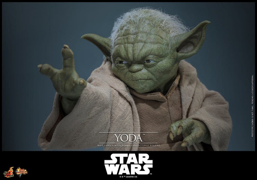 Star Wars: La Venganza de los Sith Movie Masterpiece Figura 1/6 Yoda 14 cm