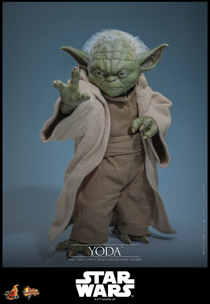 Star Wars: La Venganza de los Sith Movie Masterpiece Figura 1/6 Yoda 14 cm