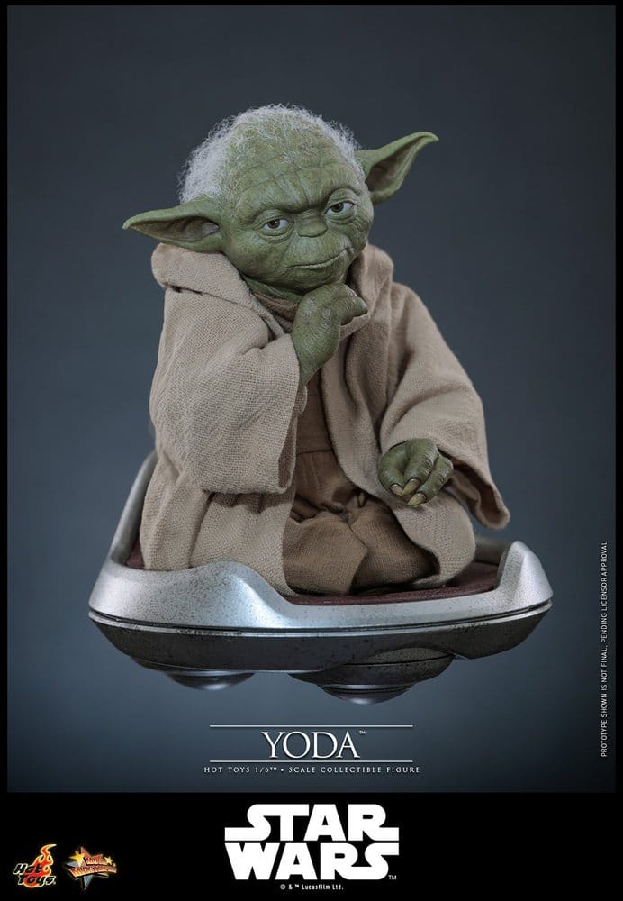 Star Wars: La Venganza de los Sith Movie Masterpiece Figura 1/6 Yoda 14 cm