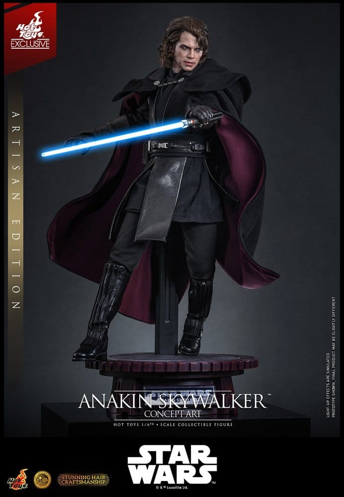 Star Wars Episodio III: La Venganza de los Sith Movie Masterpiece Figura 1/6 Anakin Skywalker (Concept Art Version) (Artisan Edition) Hot Toys Exclusive 31 cm