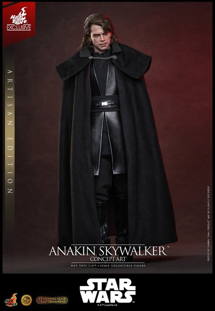 Star Wars Episodio III: La Venganza de los Sith Movie Masterpiece Figura 1/6 Anakin Skywalker (Concept Art Version) (Artisan Edition) Hot Toys Exclusive 31 cm