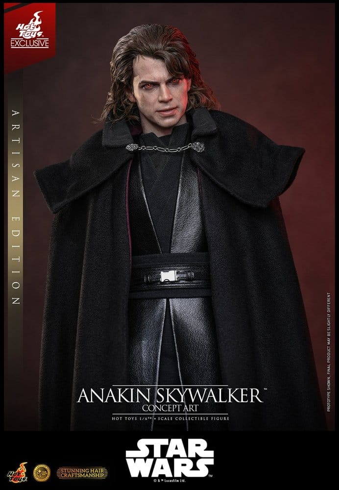 Star Wars Episodio III: La Venganza de los Sith Movie Masterpiece Figura 1/6 Anakin Skywalker (Concept Art Version) (Artisan Edition) Hot Toys Exclusive 31 cm