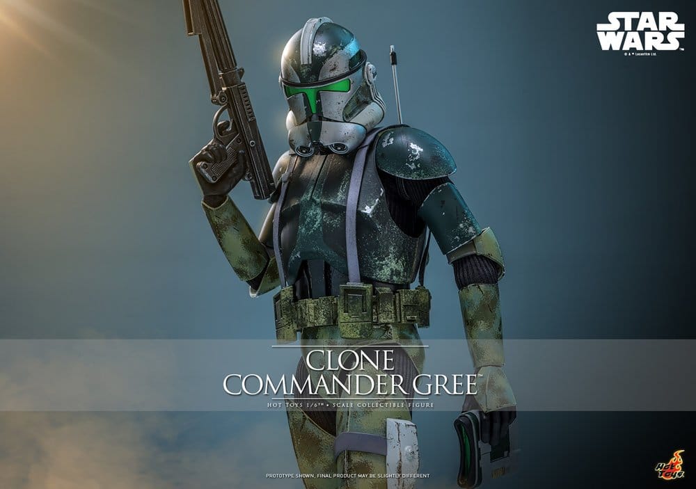 Star Wars Movie Masterpiece Figura 1/6 Clone Commander Gree 30 cm