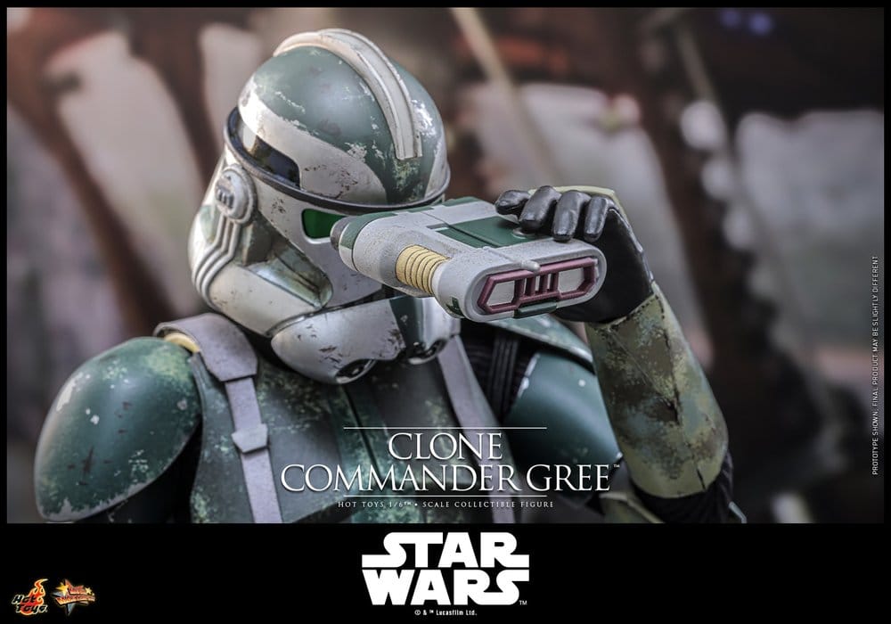 Star Wars Movie Masterpiece Figura 1/6 Clone Commander Gree 30 cm