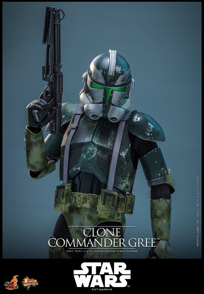 Star Wars Movie Masterpiece Figura 1/6 Clone Commander Gree 30 cm
