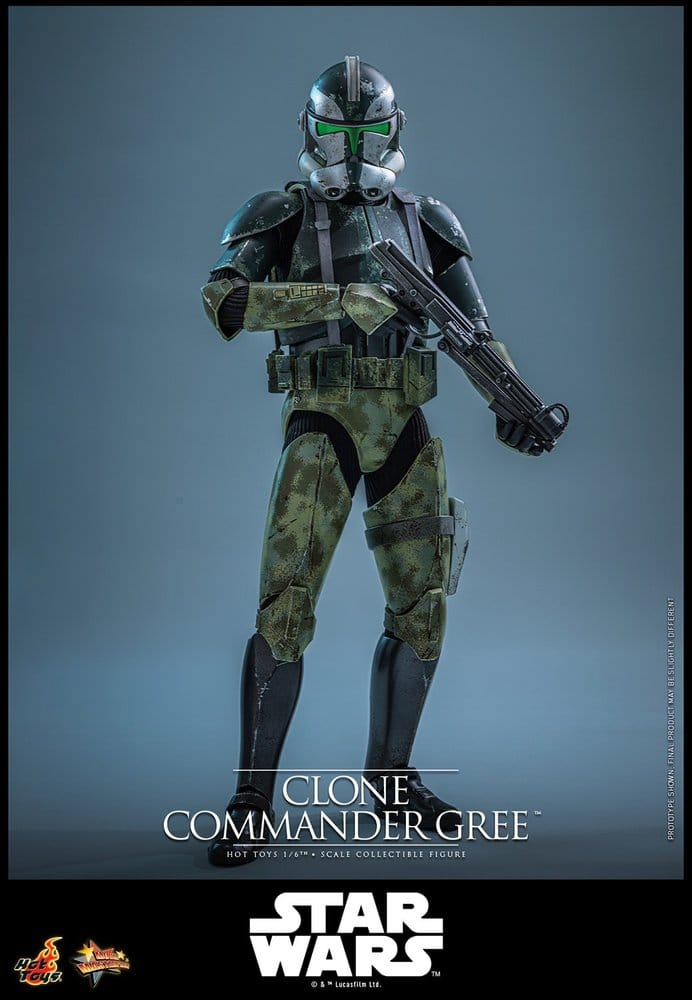 Star Wars Movie Masterpiece Figura 1/6 Clone Commander Gree 30 cm