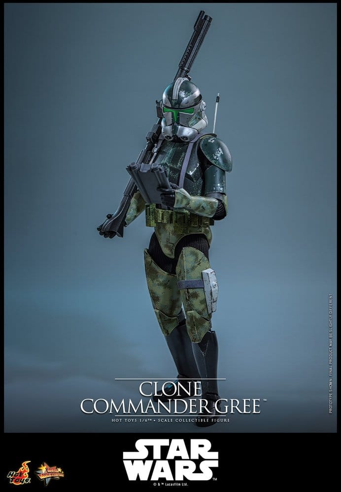 Star Wars Movie Masterpiece Figura 1/6 Clone Commander Gree 30 cm