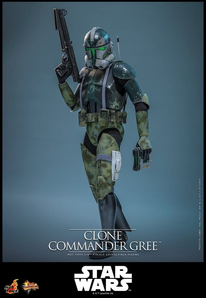 Star Wars Movie Masterpiece Figura 1/6 Clone Commander Gree 30 cm