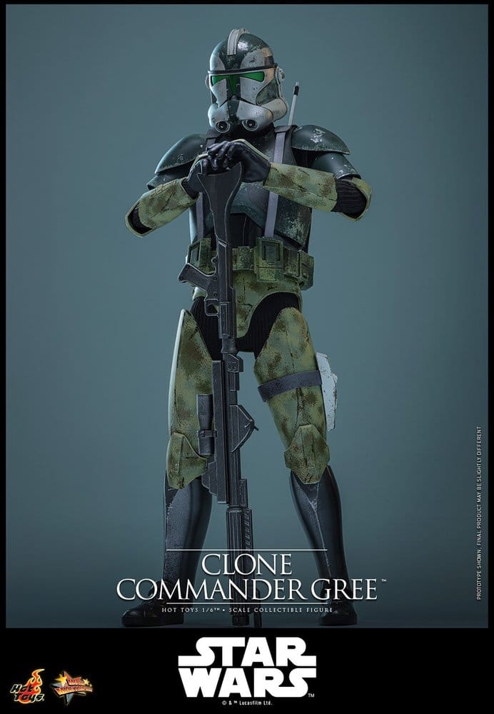 Star Wars Movie Masterpiece Figura 1/6 Clone Commander Gree 30 cm