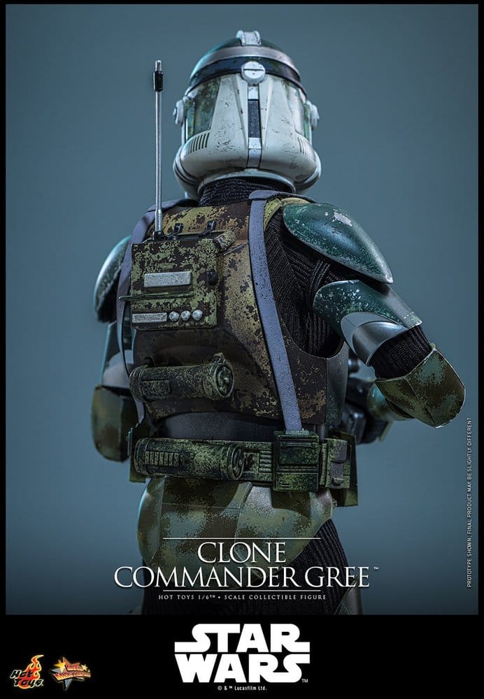 Star Wars Movie Masterpiece Figura 1/6 Clone Commander Gree 30 cm