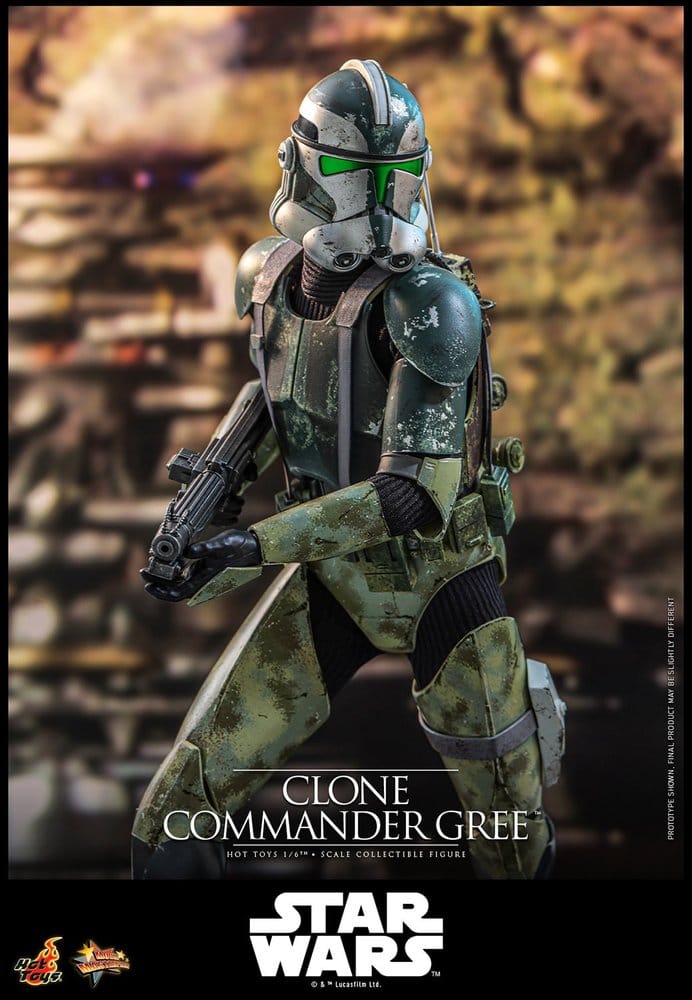 Star Wars Movie Masterpiece Figura 1/6 Clone Commander Gree 30 cm