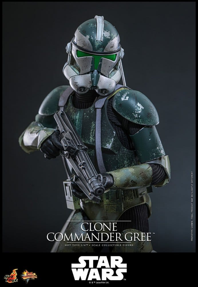 Star Wars Movie Masterpiece Figura 1/6 Clone Commander Gree 30 cm