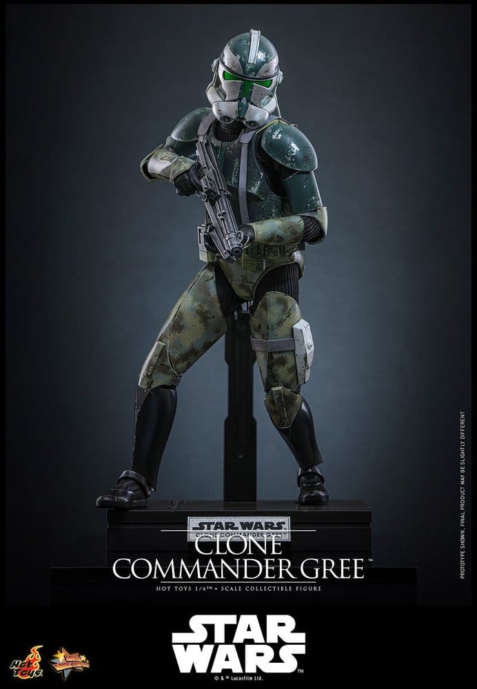 Star Wars Movie Masterpiece Figura 1/6 Clone Commander Gree 30 cm
