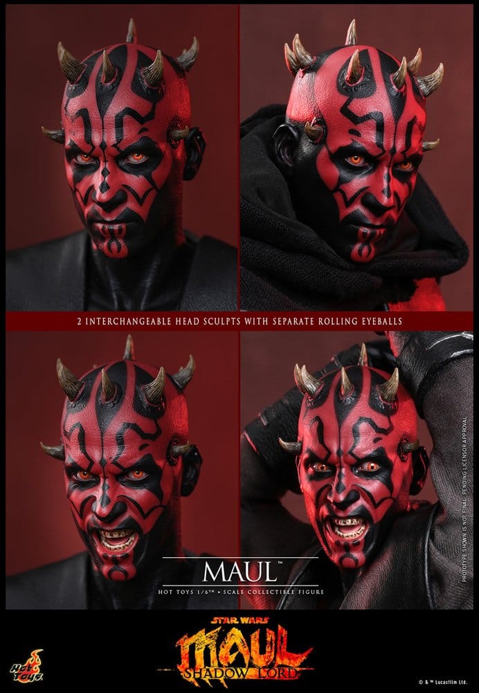 Star Wars: Maul – Señor de las sombras Television Masterpiece Figura 1/6 Maul 29 cm